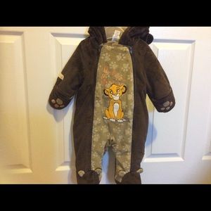 COPY - DISNEY Baby Lion King Bunting Snowsuit